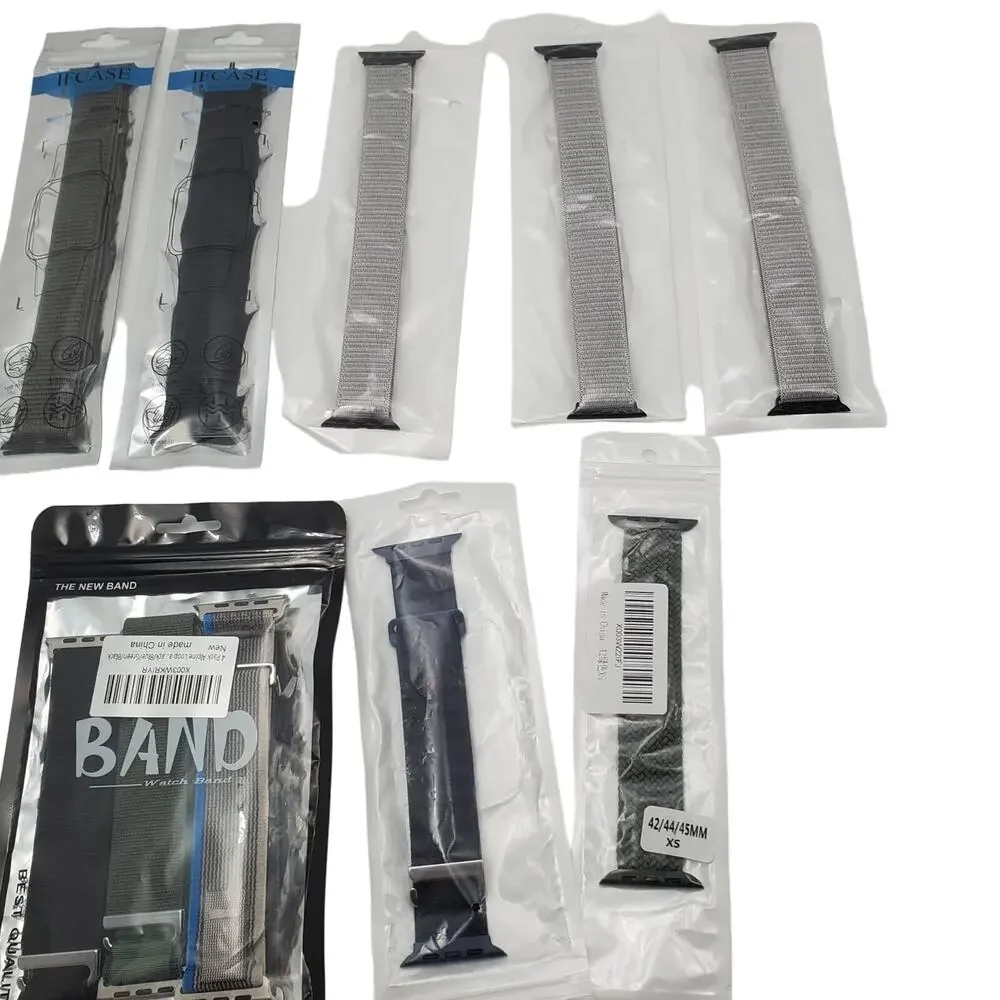 Lot of 10 Sport Watch Bands 42/44/45 mm Variety Mixed